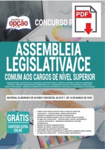 [PRÉ VENDA] (Apostila Digital) Assembleia Legislativa - CE 2020 - Comum aos Cargos de Nível Superior [+Conteúdo Extra Grátis]