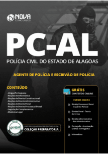 [PRÉ VENDA] Apostila PREPARATÓRIA Polícia Civil PC - AL 2019 - Agente de Polícia e Escrivão de Polícia [+Curso Online Grátis]