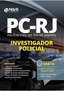 Apostila PREPARATÓRIA Polícia Civil PC - RJ 2020 - Investigador Policial [+Cursos Online Grátis]
