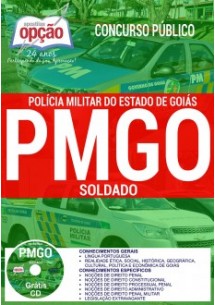 Apostila PREPARATÓRIA Policia Militar PM - GO 2020 - Soldado [+Conteúdo Extra Grátis]