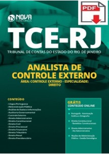 [PRÉ VENDA] (Apostila Digital) TCE - RJ 2020 - Analista de Controle Externo - Área: Controle Externo - Especialidade: Direito [+Curso Online Grátis]