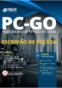 Apostila PREPARATÓRIA Polícia Civil PC - GO 2020 - Escrivão de Polícia [+Curso Online Grátis]