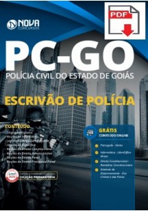 [Apostila Digital] PREPARATÓRIA Polícia Civil PC - GO 2020 - Escrivão de Polícia [+Curso Online Grátis]